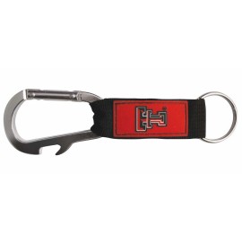 Pro Specialties Group Ncaa Texas Tech Raiders Carabineer Keytag Red One Size