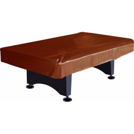 Imperial Billiardpool Table Fitted Naugahyde Cover 8Foot Table Brown