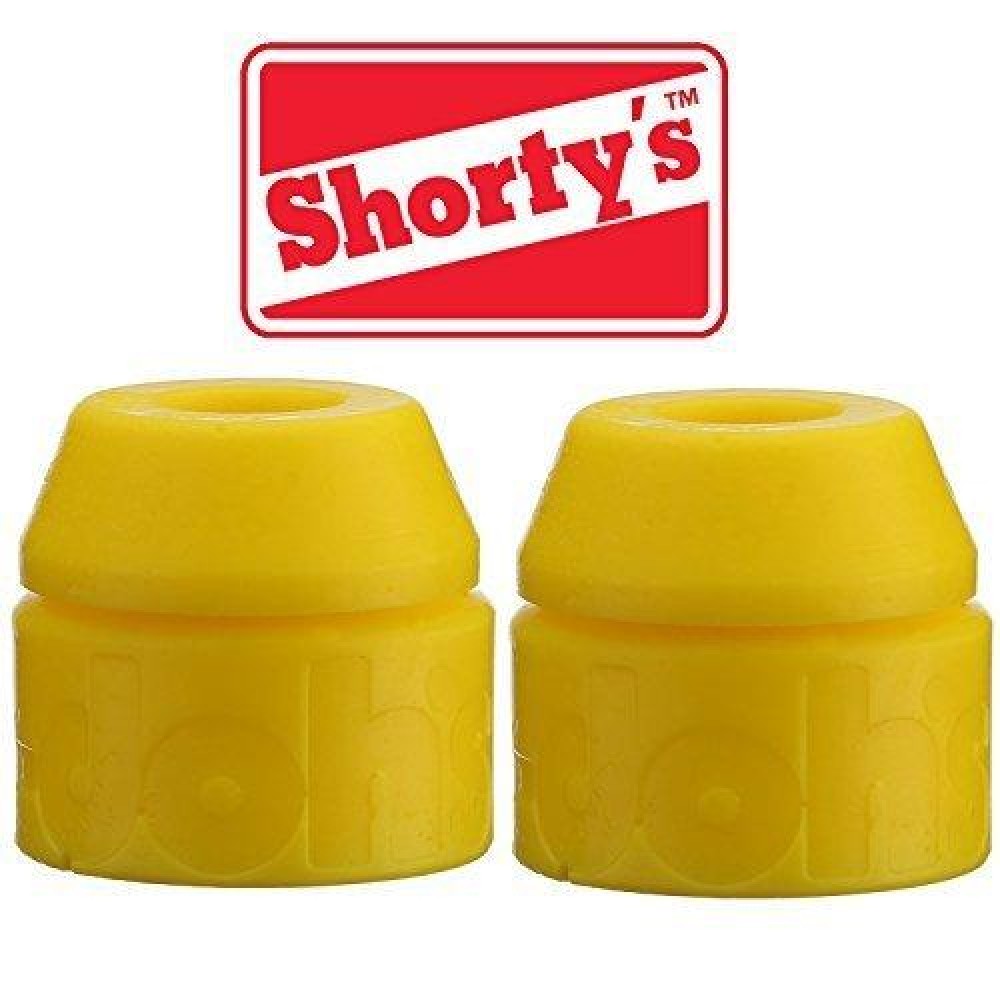 Shortys Yellow Dohdoh Bushings 92A Medium Soft For Skateboards Longboards