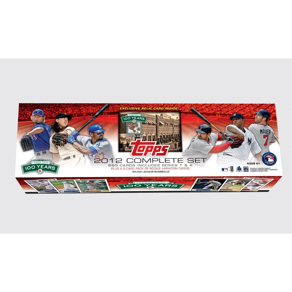 Mlb Boston Red Sox 2012 Topps Fenway Factory Set