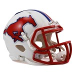 Riddell NCAA Southern Methodist (SMU) Mustangs Speed Mini Helmet , WHITE