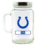 Nfl Indianapolis Colts 20Oz Glass Mason Jar