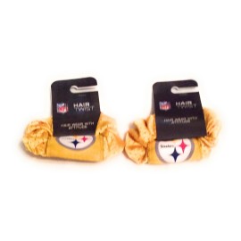 Nfl Hair Twist Set Of 2 Nfl Team Pittsburgh Steelers Gold