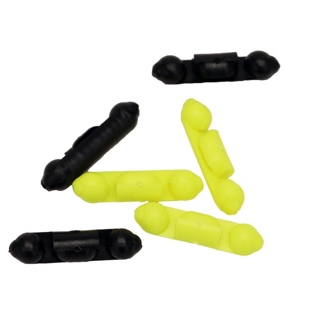 Stoppers For Line Releases Auto Stop 6 Per Pack Blackyellow