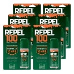 Repel 100 Insect Repellent With Deet 10Hour Protection 1Ounce Pack Of 6