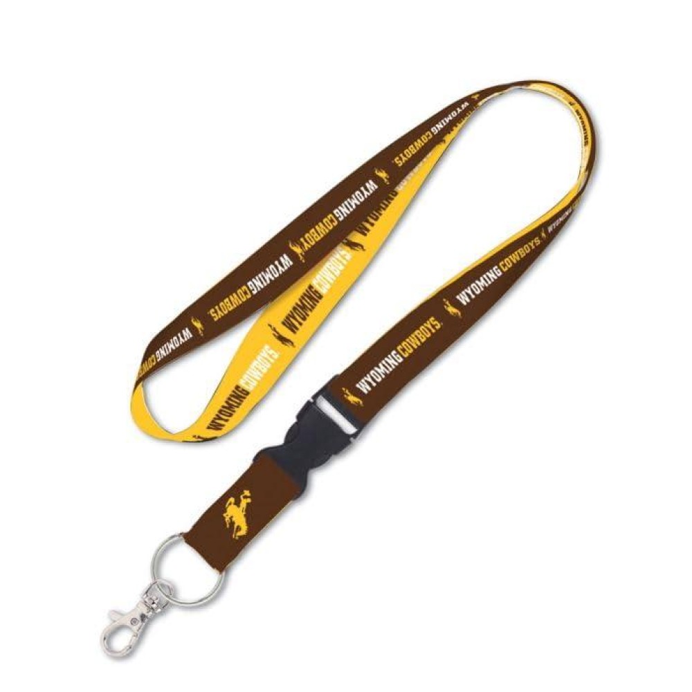 WinCraft NCAA University of Wyoming 95315012 Lanyard with Detachable Buckle, 3/4