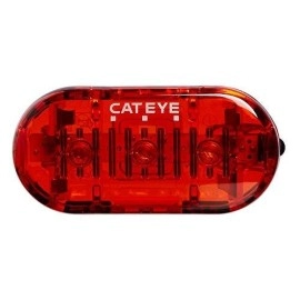 Cat Eye Omni 3 Led Safety Bike Light With Mount Rear