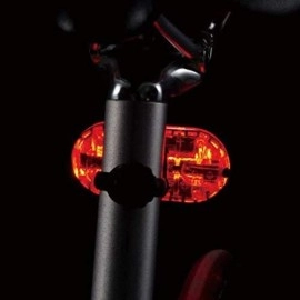 Cat Eye Omni 3 Led Safety Bike Light With Mount Rear