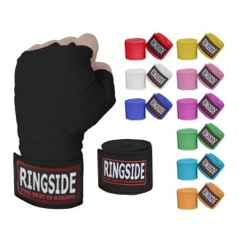 Ringside Mexican Style Boxing Hand Wraps Pair Black