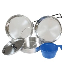 Rothco 5 Piece Stainless Steel Mess Kit