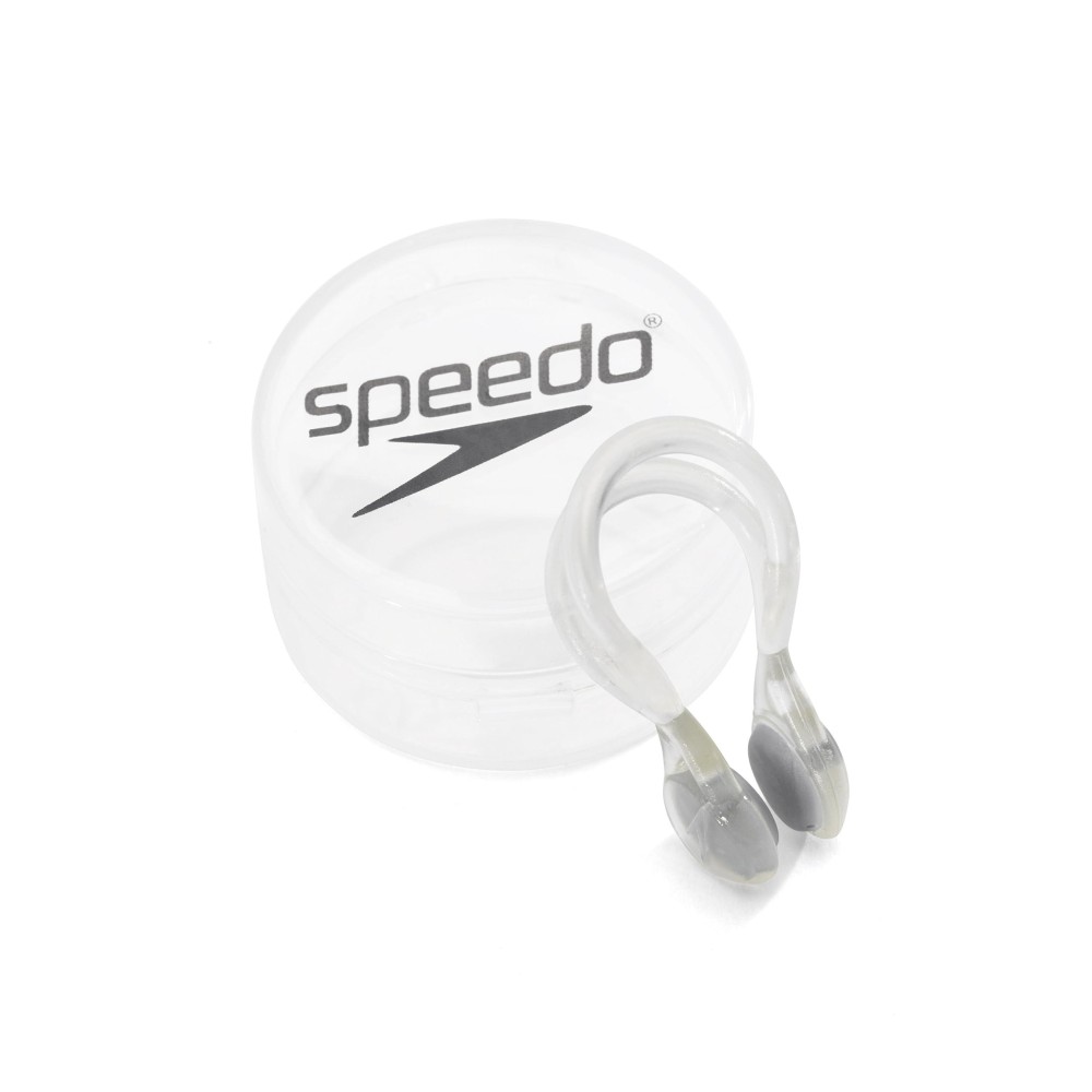 Speedo Unisex Swim Nose Clip Liquid Comfort Clear One Size