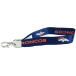 Nfl Denver Broncos Wristlet Lanyard Navy One Size