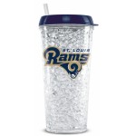 St. Louis Rams Tumbler Crystal Freezer Style CO