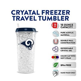 St. Louis Rams Tumbler Crystal Freezer Style CO