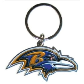 Minnesota Vikings Chrome Logo Cut Keychain