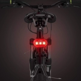 Bv Bicycle Light Set Super Bright 5 Led Headlight 3 Led Taillight Quickrelease Bike Lights For Night Riding