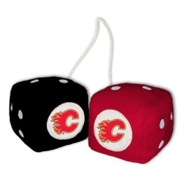 Fremont Die Nhl Calgary Flames 3 Fuzzy Dice 3 Team Colors