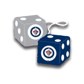 Fremont Die Nhl Winnipeg Jets 3 Fuzzy Dice 3 Team Colors