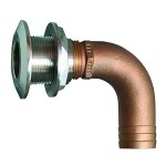 Groco Hthc1250S 114 90 Degree Hose Thruhull Fitting