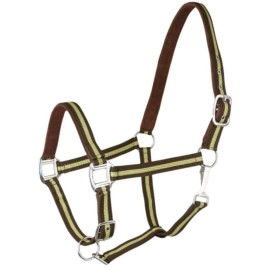 Gatsby 2-Tone Suede Padded Nylon Halter