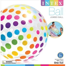 Intex 59065Ep Jumbo Inflatable Big Panel Colorful Giant Beach Ball Set Of 4