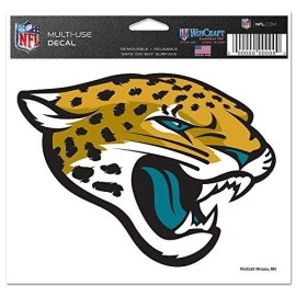 Jacksonville Jaguars Decal 5x6 Ultra Color