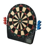 Franklin Sports Electronic Dart Board Sets Soft Tip Electric Dartboard With Digital Scoreboard 6 Darts Included 15