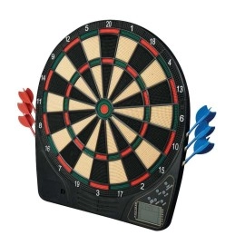 Franklin Sports Electronic Dart Board Sets Soft Tip Electric Dartboard With Digital Scoreboard 6 Darts Included 15