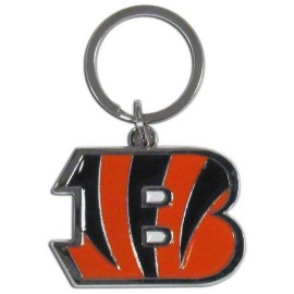 Nfl Siskiyou Sports Fan Shop Cincinnati Bengals Chrome Enameled Key Chain One Size Team Colors