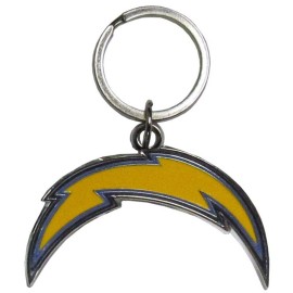 Nfl Siskiyou Sports Fan Shop Los Angeles Chargers Chrome Enameled Key Chain One Size Team Colors