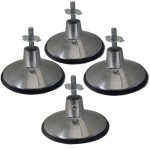 Game Room Guys Chrome Billiard Pool Table Leg Levelers Set Of 4