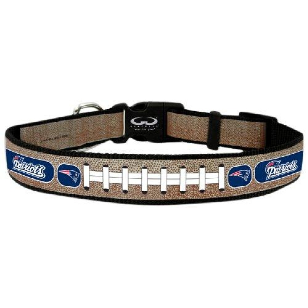 Nfl New England Patriots Reflective Football Collar Small