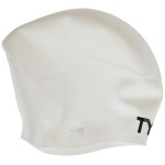 Tyr Long Hair Wrinklefree Silicone Swim Cap White