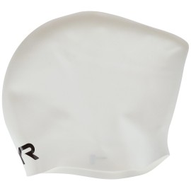 Tyr Long Hair Wrinklefree Silicone Swim Cap White