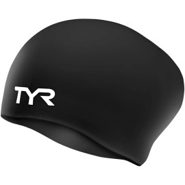 Tyr Mens Adult Swim Cap Black 0 Us