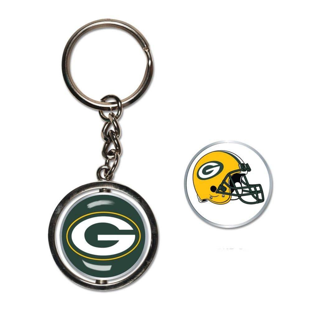 NFL Green Bay Packers Spinner Key Ring