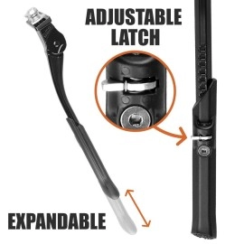 Bv Chromium Adjustable Bicycle Kickstand With Concealed Springloaded Latch For 2429 Inch Bike Kickstand Bike Kick Stands F