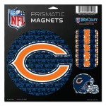 Wincraft Nfl Chicago Bears Prismatic Magnets Sheet 11X11 Team Color