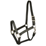 Gatsby Triple Stitched Leather Halter