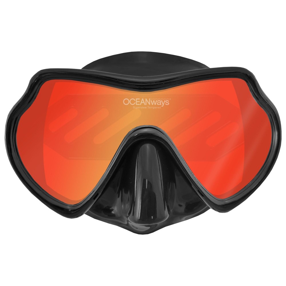 Oceanways Superviewhd Mask Black Silicone