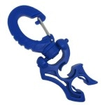 Scuba Choice Scuba Diving Double Hose Holder With Clip Blue