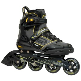 Roller Derby Aerio Q60 Mens Inline Skates Blackyellow Size 10