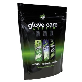 Gloveglu Goalkeeping Glove Care System Pack X 3 Including Wash Prepare Premium Goalkeeper Formula 120Ml Goalkeeping Glove