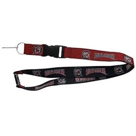 aminco NCAA South Carolina Fighting Gamecocks Reversible Lanyard