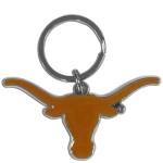 Ncaa Siskiyou Sports Fan Shop Texas Longhorns Chrome Enameled Key Chain One Size Team Colors