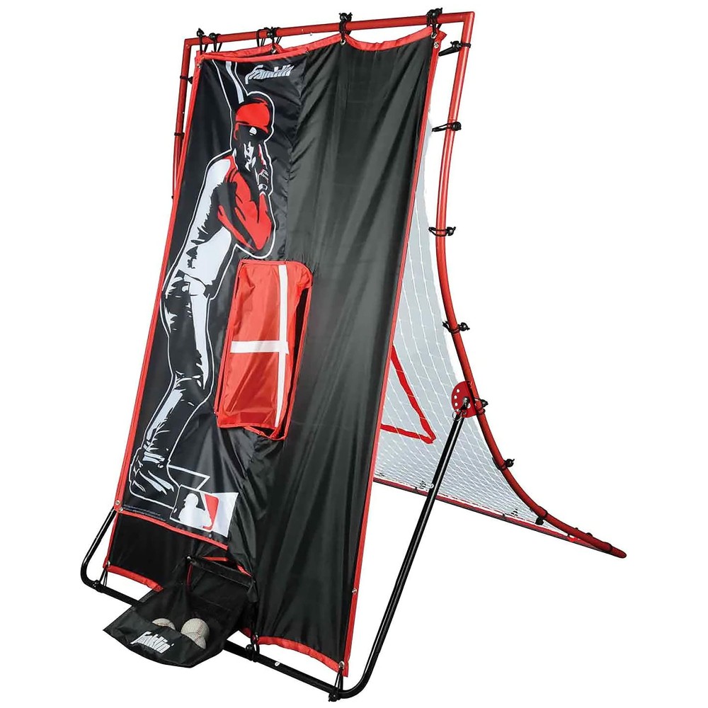 Franklin Sports Unisex Youth Return Franklin Sports Baseball Pitching Target And Rebounder Net 2 In 1 Pitch Trainer Pitchback Ne