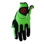 Zero Friction Mens Universal Fit Golf Glove With Ball Marker Green Left