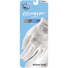 Wilson Sporting Goods Staff Grip Soft Glove Womens Left Hand Large White Wgja00590L