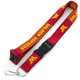 Aminco Ncaa Minnesota Golden Gophers Team Lanyard Red 24 Inch