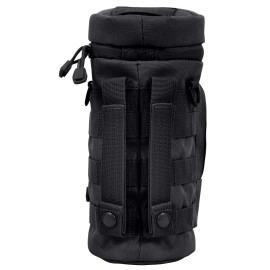 Rothco Molle Compatible Water Bottle Pouch Black